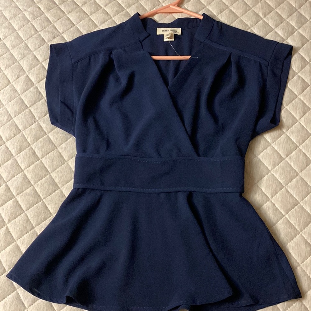 monteau navy top small